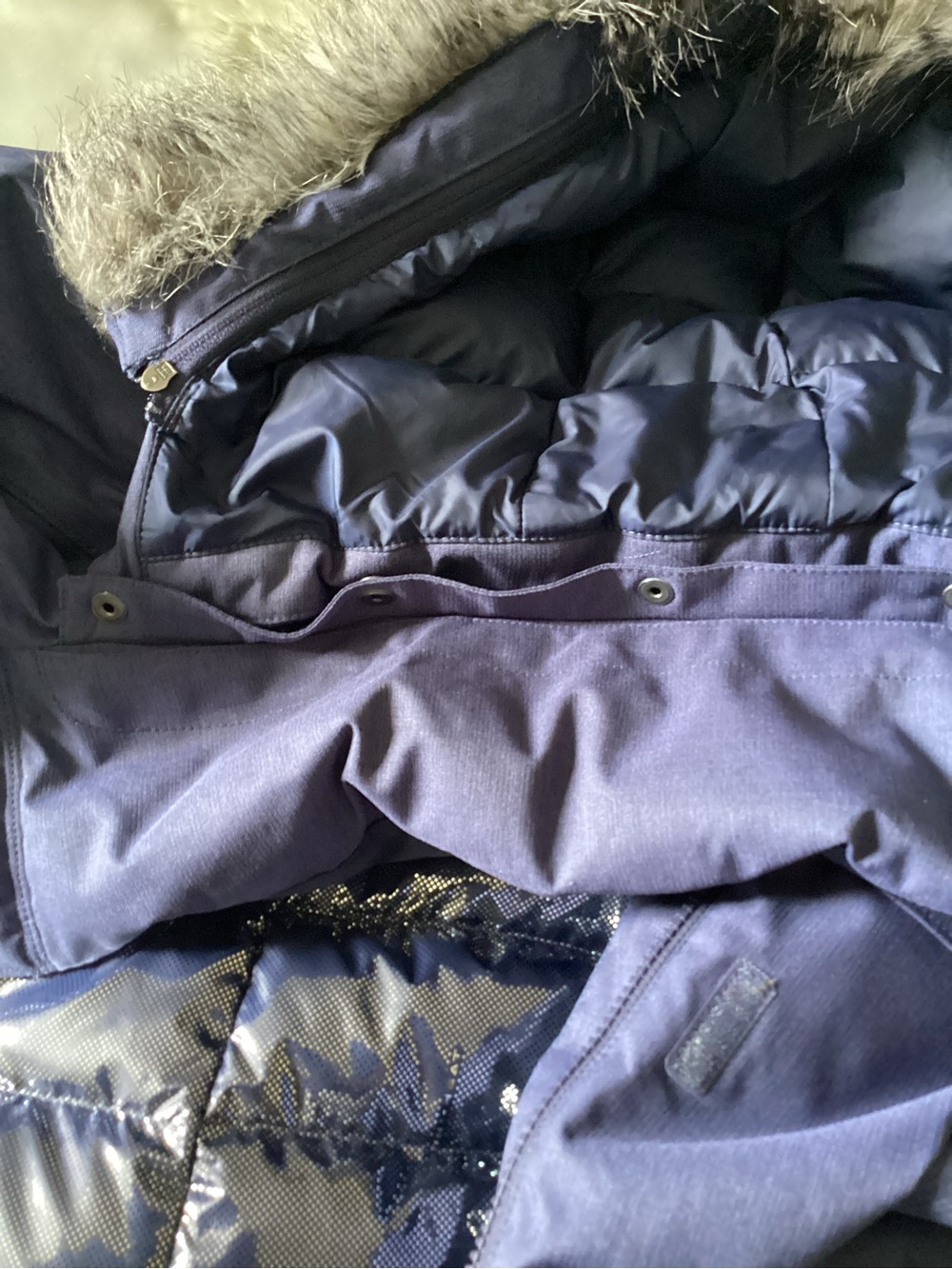 Columbia Omni-heat long winter parka faux fur hood - Picture 7 of 15